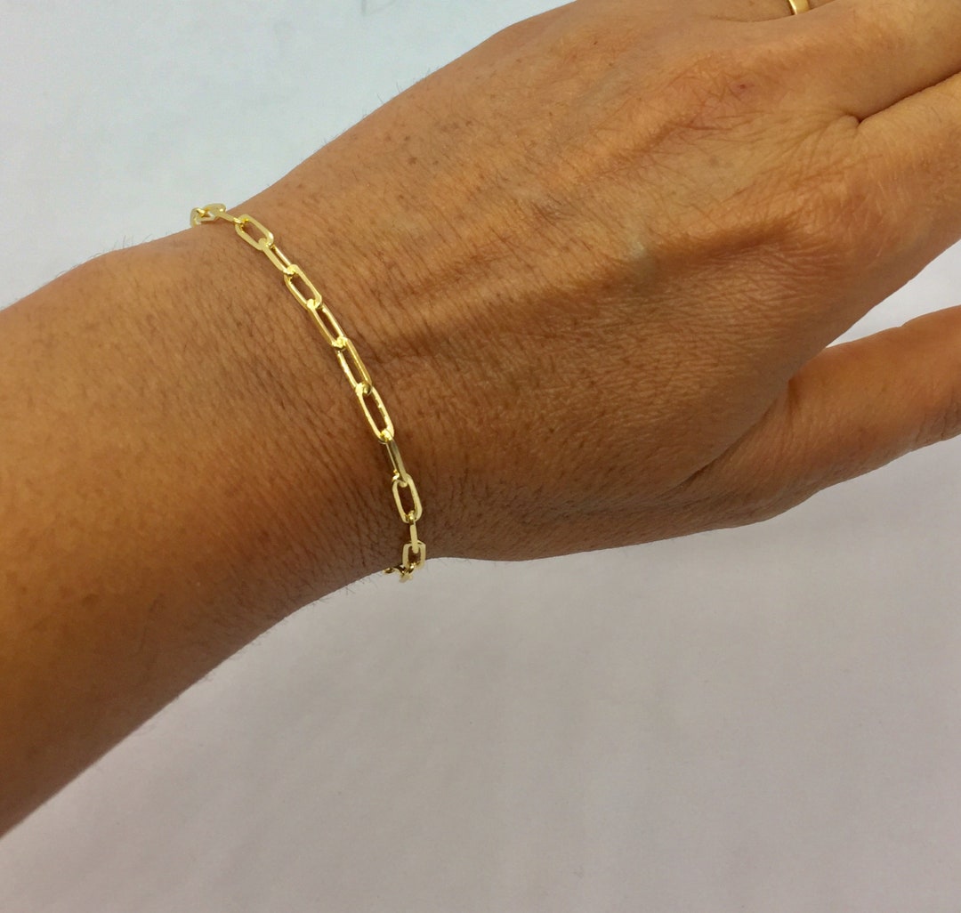★SENTIMENTS★ NO.585 [SILVER] CLIP LAYERED BRACELET Layered Bracelets Set for Women Silver Dainty Link Chain