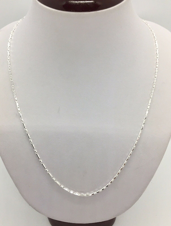 Buy Women's Necklace Chain Fancy Bar Handmade Link 925 Sterling