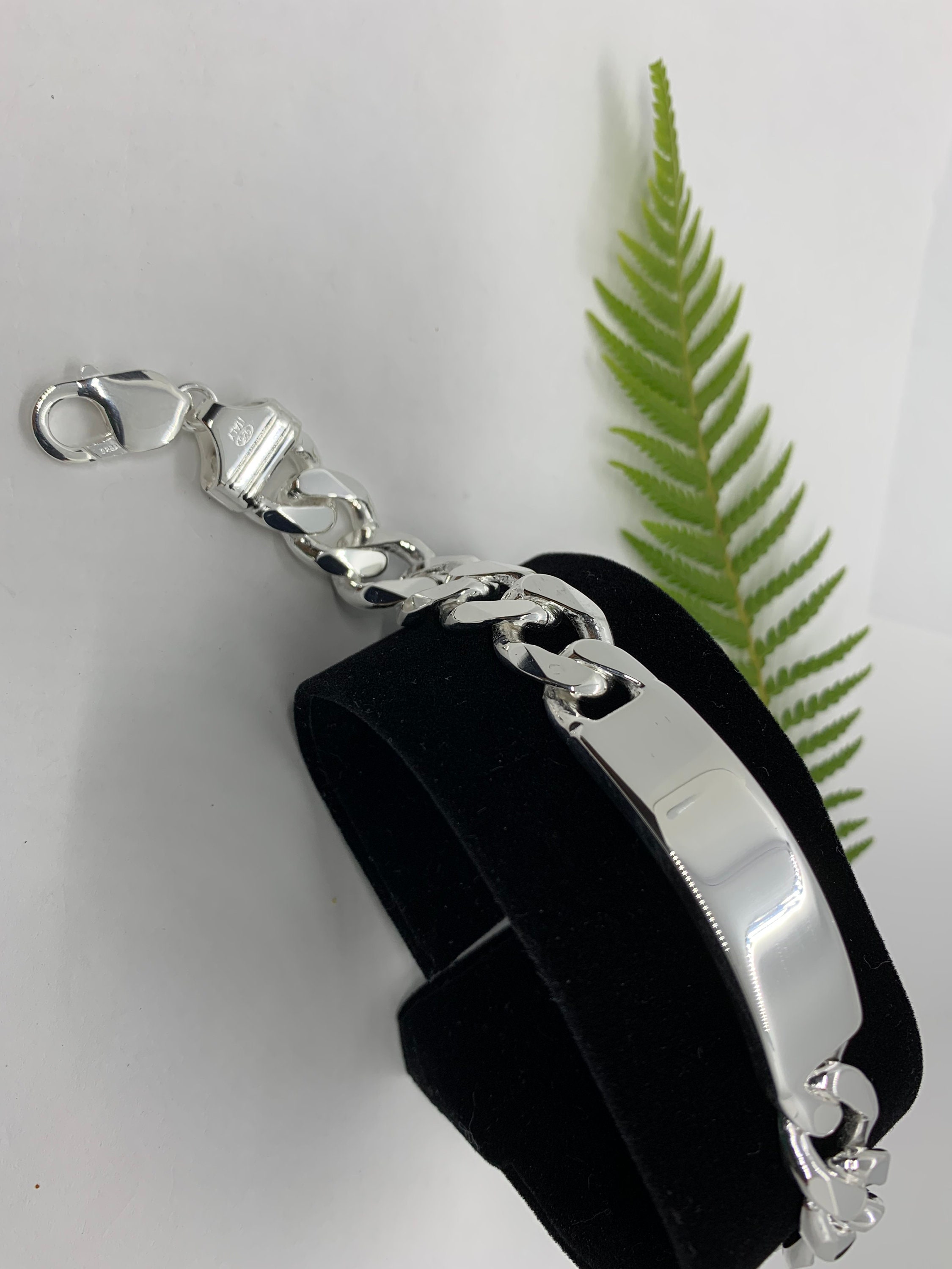 Unisilver 925 Sterling Men's Bracelet MBH23 (1361) | Shopee Philippines