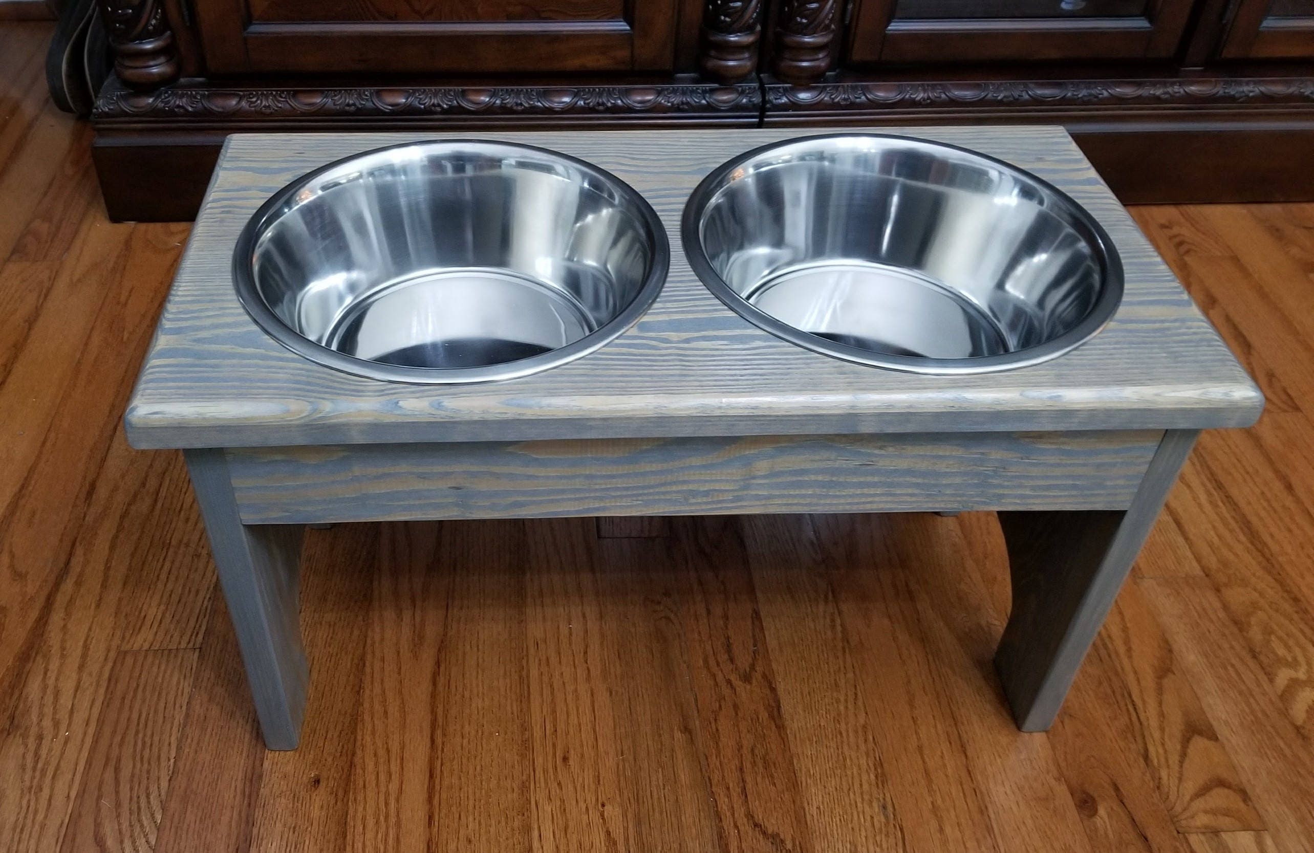 Large Dog Feeder Personalized Dog Feeder Raised Pet Feeder Etsy