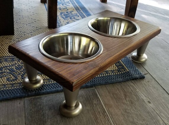 Small Dog Feeder Elevated Dog Feeder Raised Dog Feeder | Etsy