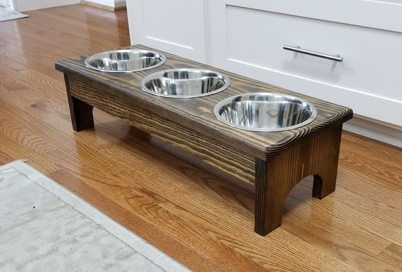 3 bowl pet feeder