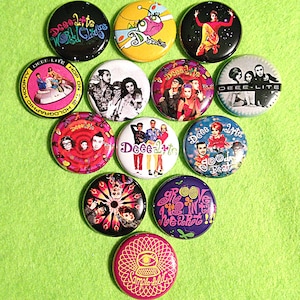 13 Deee-Lite 1" Buttons oder Magnete - KOSTENLOSER VERSAND - Lady Miss Kier, Towa Tei, A Tribe Called Quest, Bootsy Collins NYC Club Dance