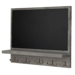 Wall Organizer Chalkboard Key holder Organizer Wall Rack Entryway Organizer