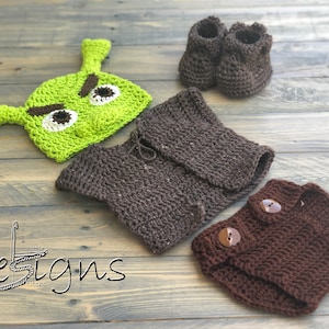 Newborn Shrek Inspired/Baby Shrek Outfit/Baby Oger/Baby Boy/Shrek/
