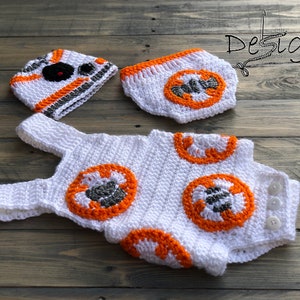 Star Wars Inspired BB8/Baby BB8/Baby Star Wars Outfit/BB8 Outfit/Baby Romper/BB8 Romper