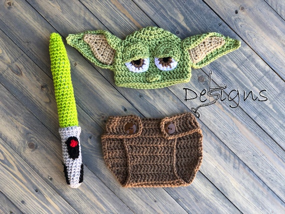 Newborn Yoda Star Wars Inspired/baby Yoda/baby Wise Yoda 