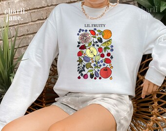 Fruity Queer Crewneck Sweatshirt | LGBTQ Crewneck | Lesbian Sweatshirt Crewneck | Pride Crewneck | Queer Crewneck | Pride Gifts |