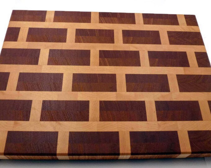 Brick End Grain Cutting Board