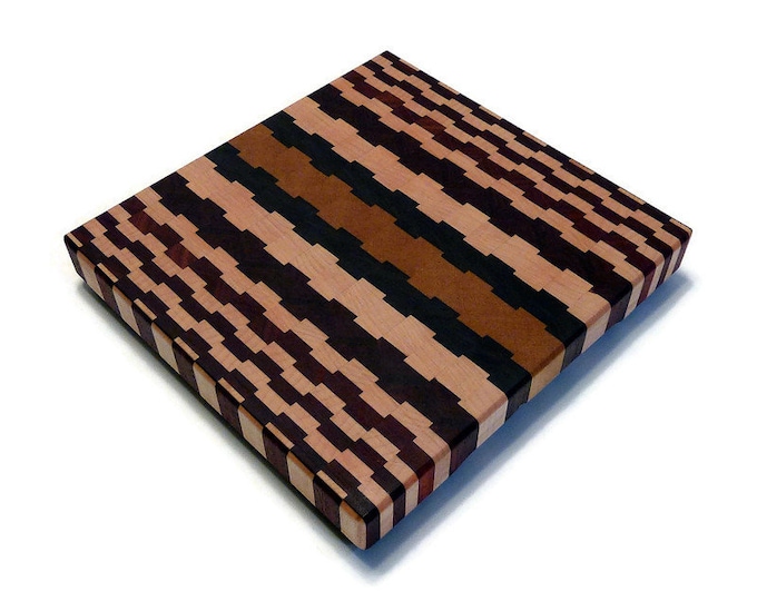 End grain cutting board - Slap shot