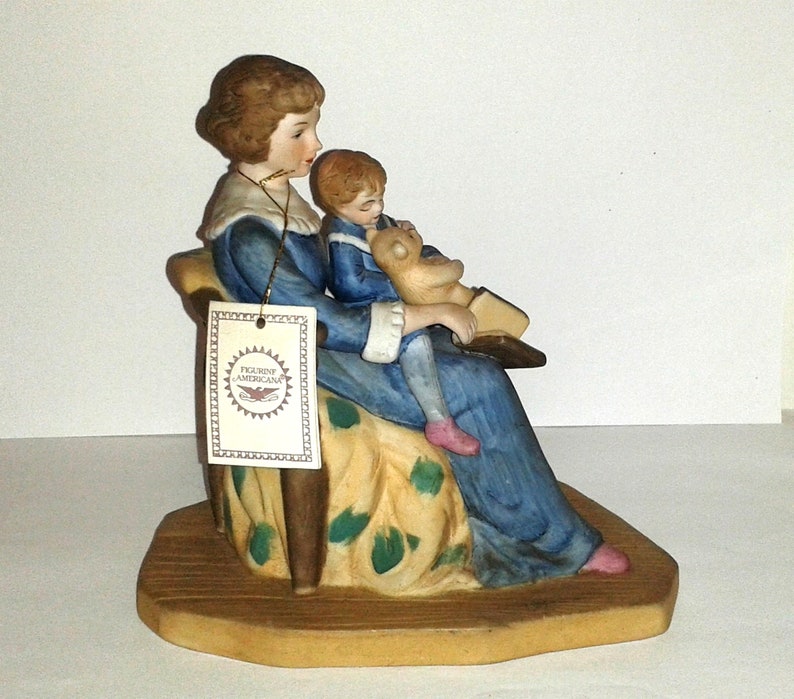 Bedtime Norman Rockwell Figurine by Figurine Americana Arnart 1981