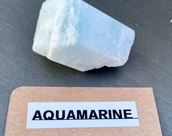 60g Aquamarine Crystal Mineral Display Specimen