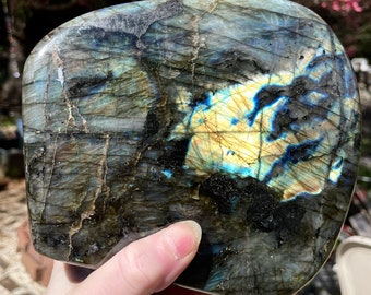Standing Labradorite Freeform Mineral Display Specimen 5.71 lbs