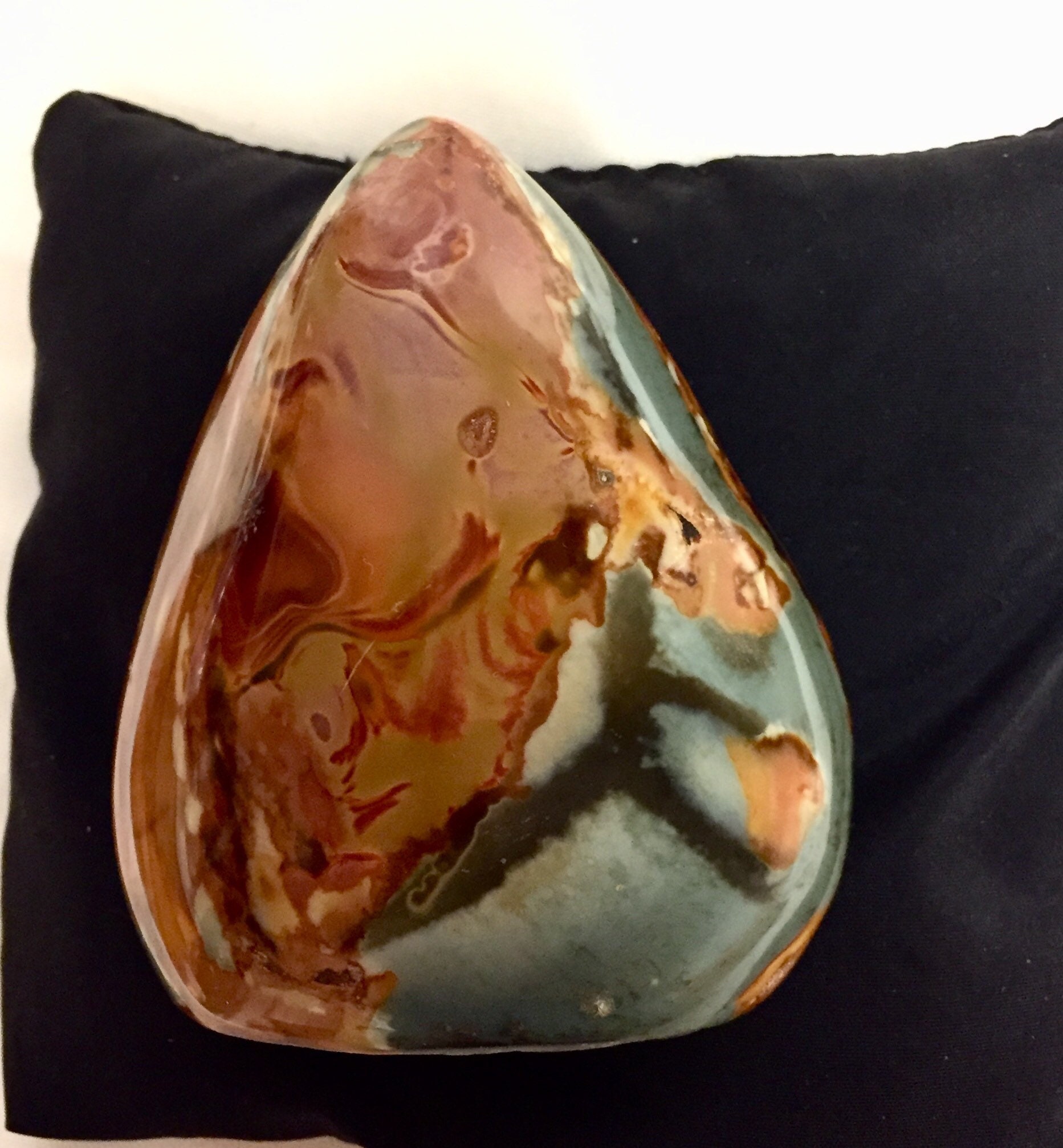 polychrome jasper ashtray polychrome jasper ashtray
