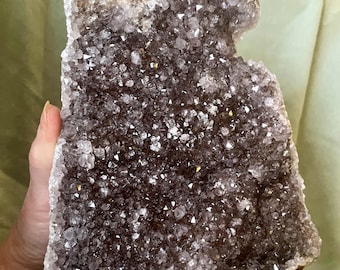 Amethyst Geode Crystal Cluster Mineral Display Specimen 5.91 lbs