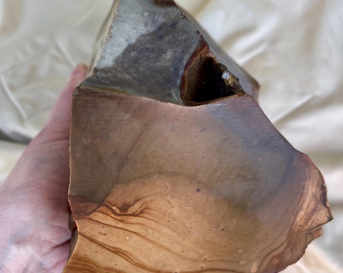 6.2 lb Blue Biggs Picture Jasper Rough Cut Lapidary Mineral Specimen