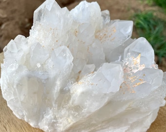 7.45 lb Pineapple Clear Quartz Crystal Cluster