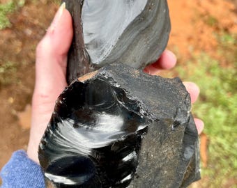 Rainbow Obsidian Rough Mineral Displays or Lapidary Specimens 3.39 lbs Set of 2
