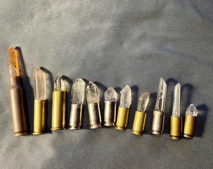 Quartz Crystal Bullets set of 11