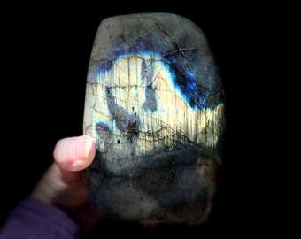 Labradorite Freeform Mineral Display Specimen 3.8 lbs
