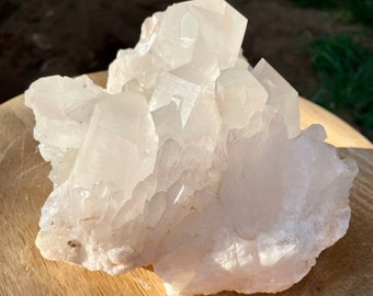 5.36 lbs Quartz Crystal Cluster Mineral Display Specimen