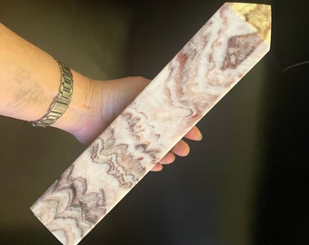 6.25 lbs Porkstone Crystal Obelisk Pillar Tower Point Wand Column Generator