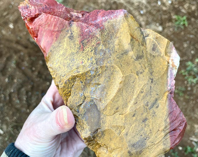 Red and Orange Jasper Mineral Display Specimen 3.53 lbs