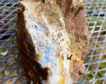 Oregon Opal on Rhyolite Jasper Mineral Display Specimen 2.95 lbs