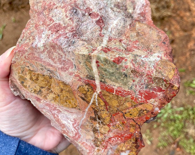 Jasper Agate Rough Mineral Display Specimen 5.78 lbs