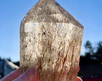 432g Rutilated Quartz Crystal Point