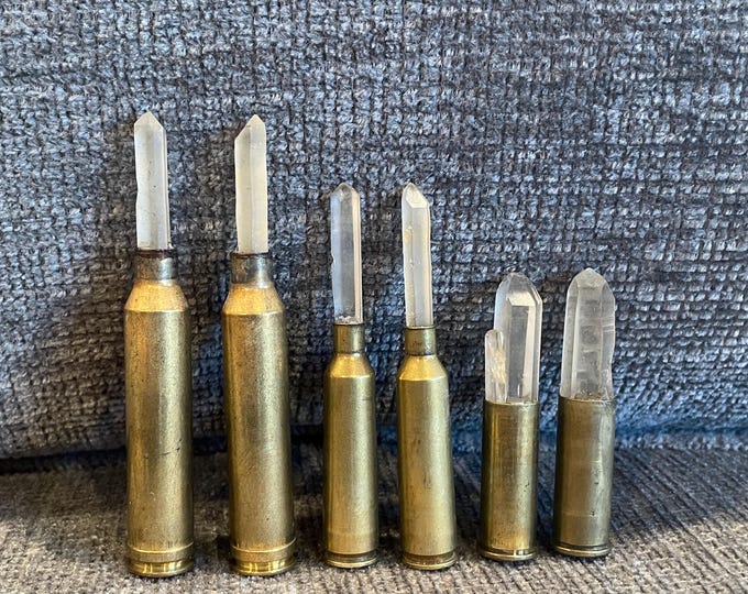 Quartz Crystal Bullets 3 pairs