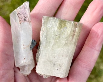 Kunzite Crystals Set of 2