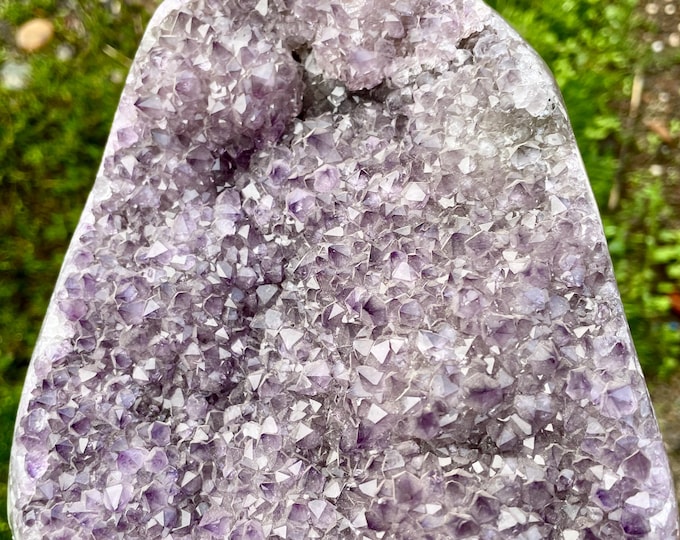 4.26 lb Amethyst Geode Crystal Cluster Mineral Display Specimen