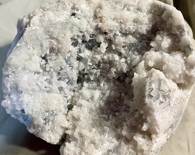 Apophyllite Crystal Cluster Mineral Display Specimen 5.18 lbs