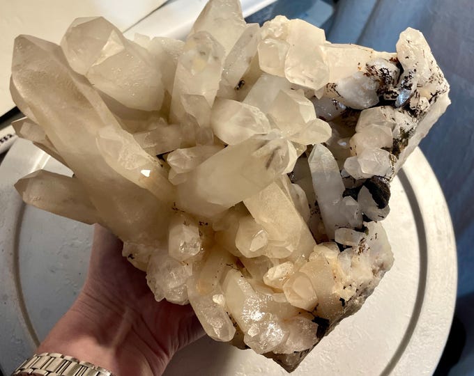 11.9 lb Quartz Crystal Cluster Large Display Specimen