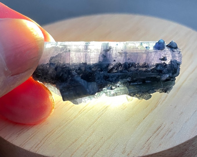17.91g Purple Tourmaline with Lepidolite Crystal Cluster