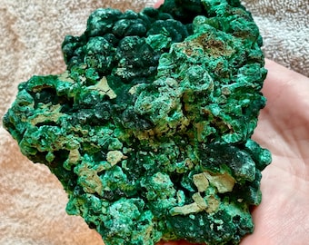 1.4 lbs Malachite Spray Crystal Cluster Mineral Display Specimen