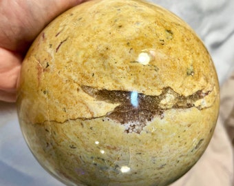 115mm Ocean Jasper Sphere Orb Ball Mineral Display Specimen