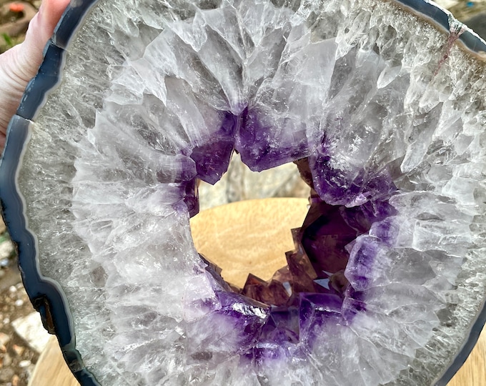 16.56 lb Large Amethyst Crystal Cluster Mineral Display Specimen
