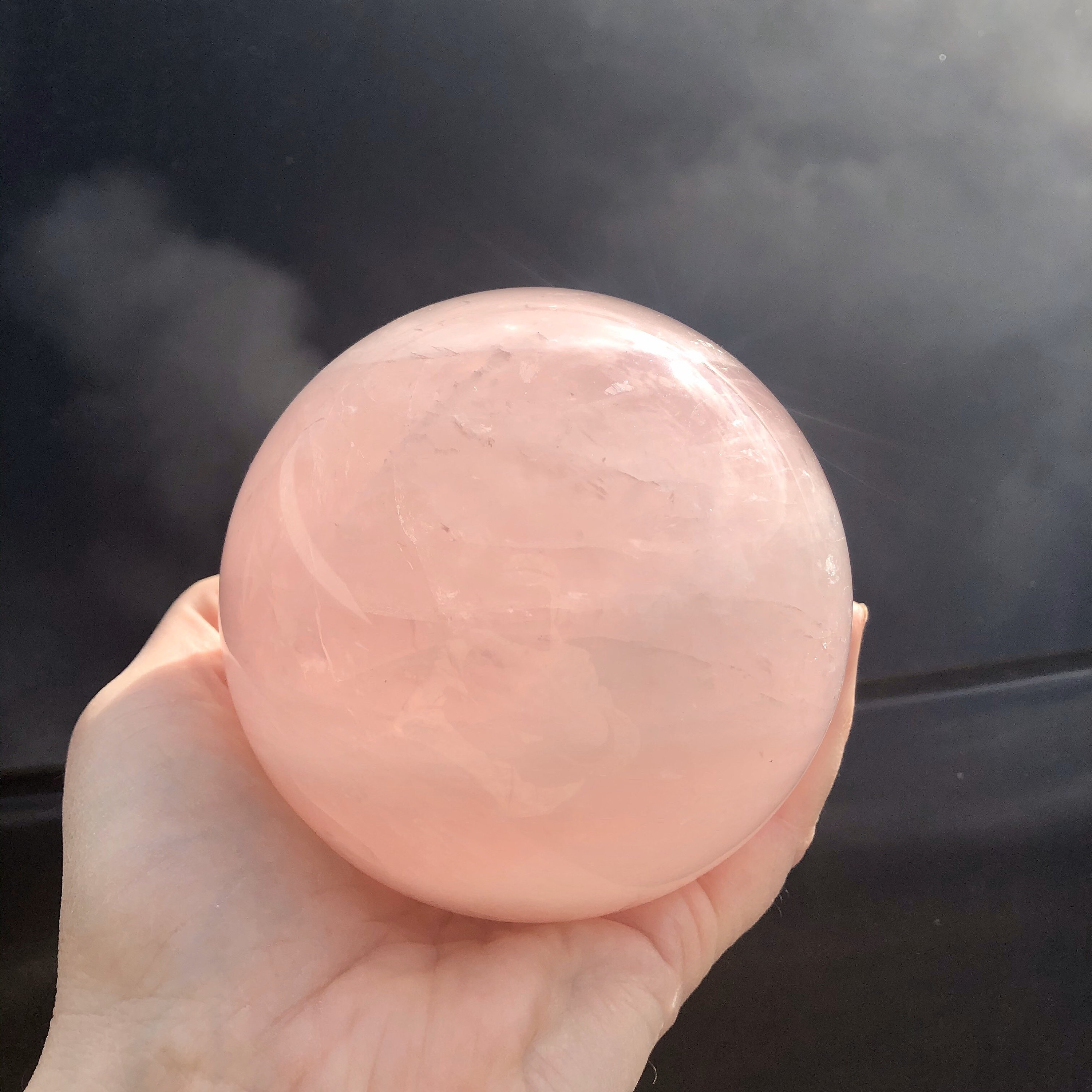 93mm Large Rose Quartz Sphere Specimen