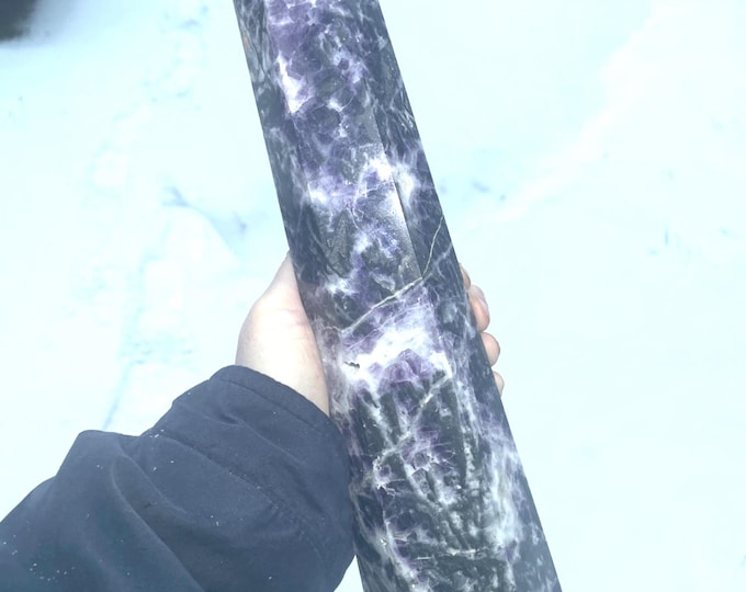 5.46 lb Fluorite Obelisk Pillar Tower Point Wand Column Generator