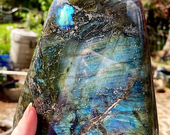 Labradorite Freeform Mineral Display Specimen 6.44 lbs