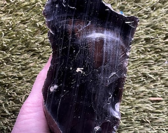2.17 lbs Rainbow Obsidian Rough Mineral Display or Lapidary Specimen