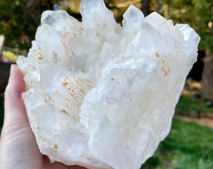 7.45 lbs Clear Quartz Crystal Cluster Pineapple Quartz Cluster