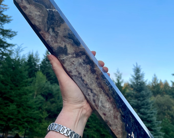 6.41 lbs Tall Sodalite Obelisk Pillar Tower Point Wand Column Generator