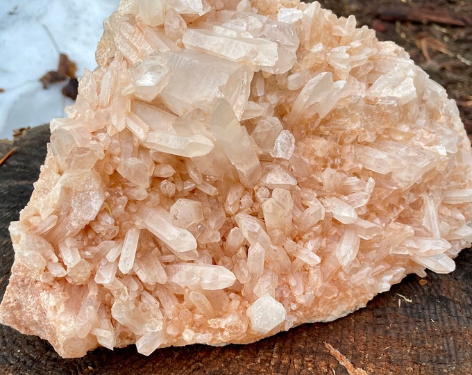 Quartz Crystal Cluster Mineral Display Specimen 11.58 lbs