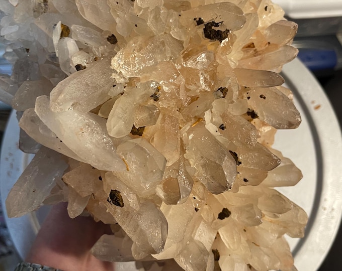 14 lb Quartz Crystal Cluster Large Display Specimen