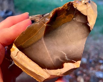 648g Blue Biggs Picture Jasper Rough Lapidary Mineral Specimen
