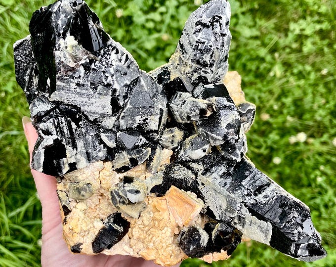 3.45 lbs Smoky Quartz Crystal Cluster Mineral Display Specimen