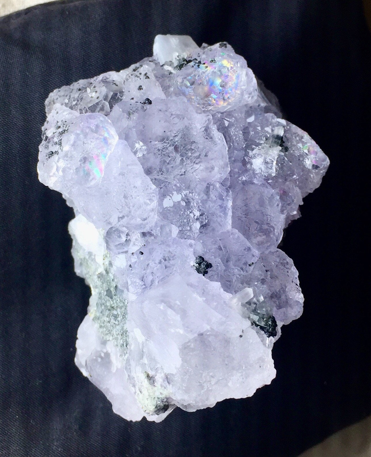 Purple Fluorite Crystal Cluster